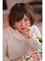 ラテ(Latte ～hair～)&nbsp;前下がりショートボブスタイル
