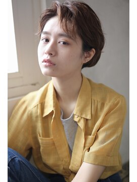 ソイ コンク 下北沢(soi conc) ジェンダーレスショート×カーキーベージュ