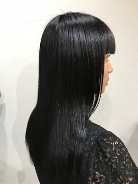 アリウス(ALIUS by posh) 【ALIUS 池袋 小川真一】うる艶ロング ブルーブラック