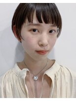 ドットプラス リム(Dot+LIM)&nbsp;パツっとした前髪のショートボブ