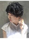 bibito マニッシュショート　エッジショート　無造作カール