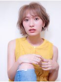 【Lond charme】ほつれウェーブミニボブ