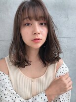 【GARDEN 田中麻由】ことりベージュふんわりワンカールミディ