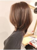 髪質改善トップひし形ふんわり動き簡単まとまるツヤカーブカット