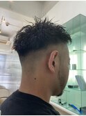 スキンフェード&ツイスト