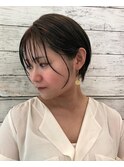 大人のウルツヤ丸みボブ×極細ハイライト!