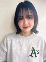 ベイルーム(BAYROOM by HONEY omotesando)&nbsp;大人可愛い20代30代40代くびれマッシュボブ×グレーブラック