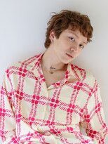 ヘアサロンガリカアオヤマ(hair salon Gallica aoyama)&nbsp;プードルパーマ×透明感ベージュ/お洒落ウルフヘア