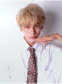 ホワイトベージュナチュラル束間マッシュ