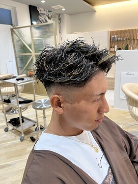 ラランジェ 緑井店(LARANJE) メンズカット×短髪×フェードカット×