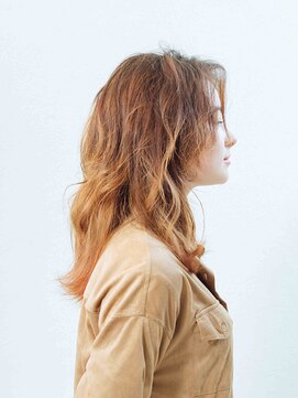 エクファ ヘア リゾート 大津 瀬田店(ex-fa hair resort) 【瀬田◆エクファヘアリゾート】イエロー系グラデーションカラー