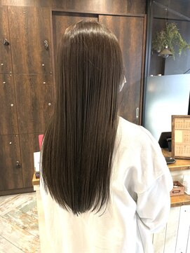 リノナ(Linona) ★似合わせカットグレーベージュ髪質改善インナーカラー前髪