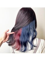 ビヨンドイー(beyond E)&nbsp;ピンクとネイビーのインナーカラー