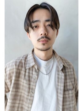 エフエム 渋谷(FM) ツーブロック/センターパート/ニュアンスパーマ/束感