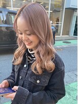 ロア 福岡天神本店(LORE)&nbsp;ダブルカラーベージュカラーケアブリーチカラーハイトーンカラー