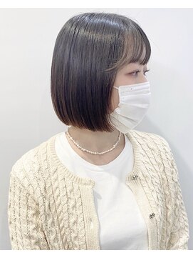 モリオフロムロンドン 松戸店(Morio from London) 【松戸　石山】大人可愛いストレートミニボブぷつっとボブ