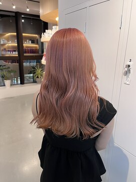 ラナンバイシダ(ranan by sida) 10代20代ピンクベージュセミロング