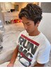 【過去1イケてる自分に！】メンズトレンドパーマ＋頭浸浴