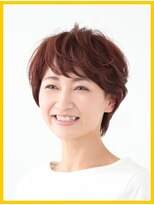 ヘアー リラックス 風香(HAIR RELAX) 少し明るめ白髪染め・トップに動き・ゆるいパーマ・30代40代50代