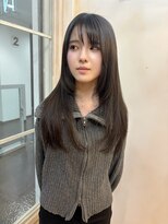 ネオリーブカップ 町田店(Neolive capu)&nbsp;黒髪ストレートレイヤー　メルティカラー　似合わせカット