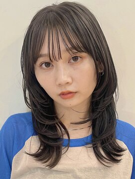 ガーデン 銀座(GARDEN) レイヤー/くびれヘア/アプリコットオレンジ/ハイライトカラー/夏