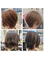 ヘアー＆メイク ルナルナ 明和店　HAIR＆MAKE LUNA LUNA ＃ショート ＃ボブ ＃パーマ お手入れしやすくします！