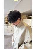 黒髪シャドウパーマ