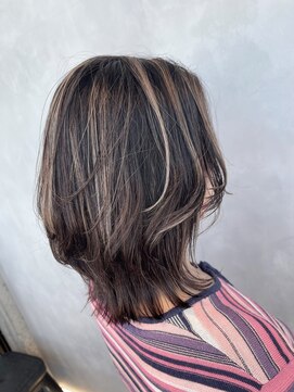 アコ(Aco) 上品ハイライト/白髪ぼかしハイライト/ペールベージュ