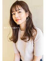 ガレリア 名駅オーキッドビル店(GALLARIA)&nbsp;大人眉下シースルーバングシアーカラーロングヘア