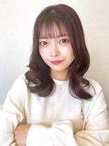 ザブックハンドサロン(The book hand salon)&nbsp;ラベンダー×セミロング