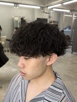 エデアンルクラ 下通(EDEAN Leclat)&nbsp;熊本波巻きスパイラル 波巻きパーマ 無造作マッシュ MEN'S hair