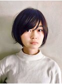イメチェン/ホワイトブロンド/外ハネボブ/美髪/表参道/髪質改善