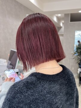 メレ 仙台(Mele) 20代~30代/タッセルボブ/暖色ハイトーンカラー