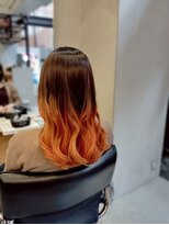 オーク ナチュリ(OAK×NACHUL)&nbsp;グラデーションカラー　暖色系カラー　オレンジ