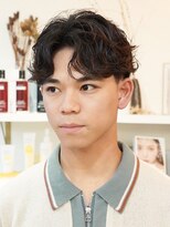 オルセン(OLSEN) シャドウパーマ/フェザー/毛流れ/緩め/センターパートパーマ