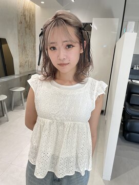 ソル 栄矢場町(SOL) グレージュ　ペールベージュ　ブリーチカラー