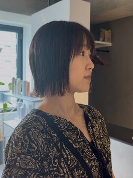 アンフェインド02(UNFEIGNED 02) 黒髪カタログ/クラゲヘアー/オリーブグレー/小顔／名駅/伏見/栄