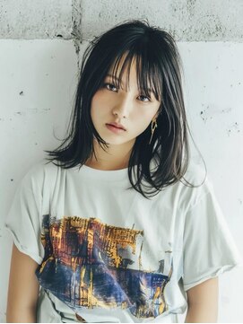 ロッソ ヘアアンドスパ 草加店(Rosso Hair&SPA) ミディアムスタイル