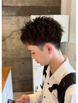 メンズギフト(men's GIFT) ピンパーマメンズパーマ刈り上げツイストパーマ