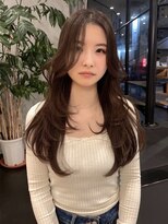 ラヴィズム 松崎店(LUVISM)&nbsp;韓国/顔周りレイヤー/おくれ毛/ベージュ/ダブルカラー/東区/松崎