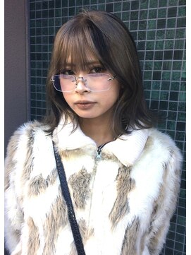 オルン(ORGN.) ☆冬っぽグレージュカラー☆ 黒染めはがし デザインカラー