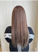 20代30代冬カラーブリーチカラー透明感ミルクティーグレージュ