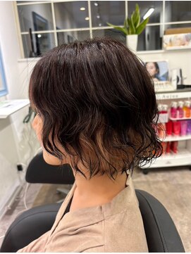 ヘアーサロン ラシア(hair salon Lasia) ゆるふわパーマにエンドカラー