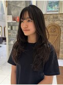 ロングレイヤー　目白　美容室　一戸里奈