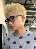 ダブルカラー/ブリーチ/ミルクティー/ヘアカラー/men's