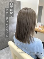 クレア 西尾店(CREA)&nbsp;白髪ぼかしハイライト×グレージュ