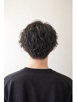 アーダーヘアーサロン 鯖江店(ADER HAIR SALON)&nbsp;メンズ無造作波巻きパーマ_20代30代爽やかショート