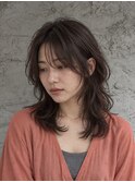 伸ばしかけミディアムウルフ