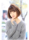 エアリーコットンボブで小頭&小顔ヘア★