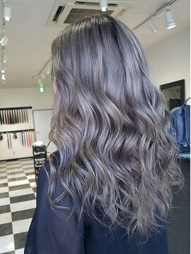 ヘアー アンド アイラッシュ エム(Hair EYELASH EX M) 今っぽパープルアッシュでフェミニンスタイル♪